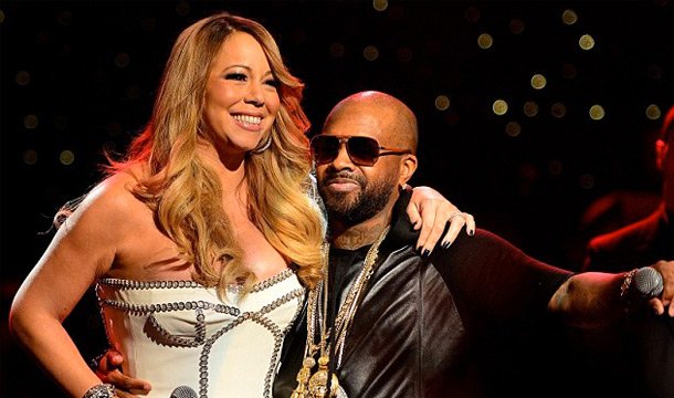 Jermaine Dupri Chin Checks Mariah Carey Fans