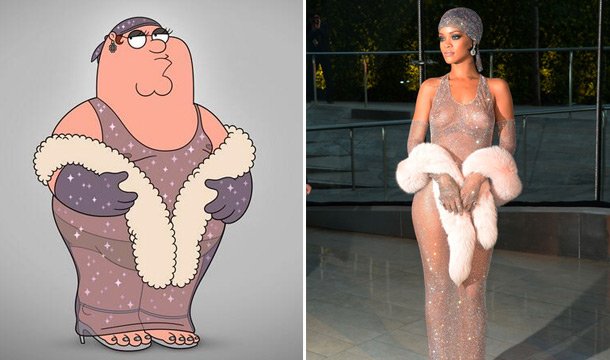 Who Rocked It Better: Rihanna or Peter from Family Guy?