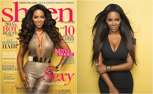 Kenya Moore Foxy For SHEEN Magazine