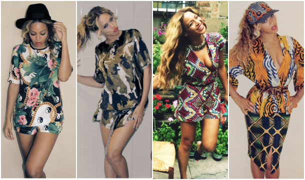 Beyonce Looks GREAT in PRINTS!