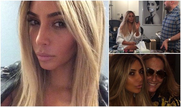 Kim Kardashian Back to BLONDE!
