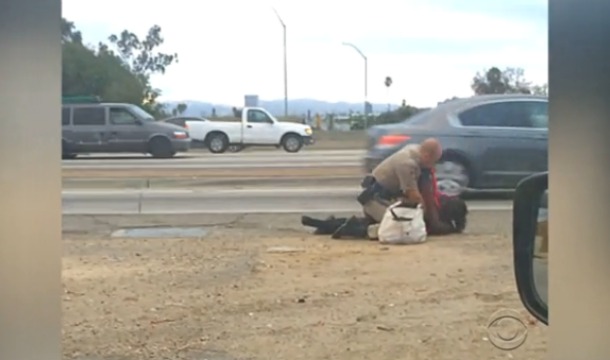 Cop-Beats-Woman-On-California-Freeway