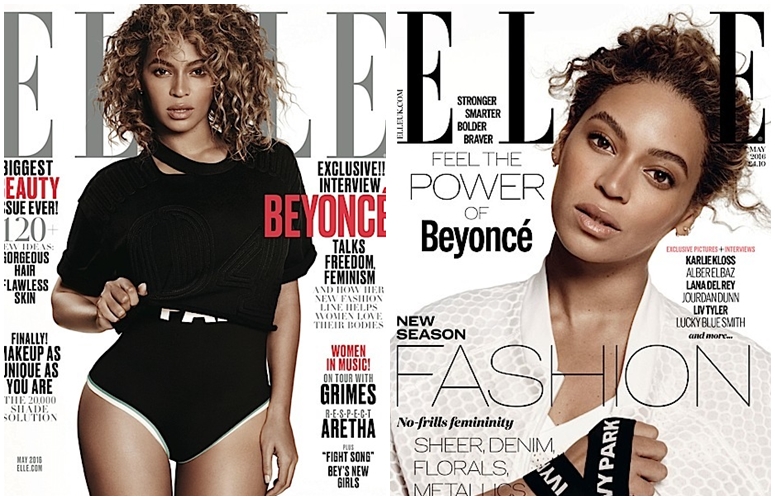 Queen Beyonce Covers Two ‘ELLE’ Mags For May 2016